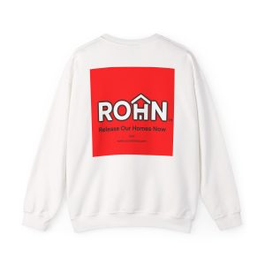 Alternative view of ROHN-Release Our Homes Now-Unisex Heavy Blend™ Crewneck Sweatshirt