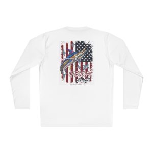 Alternative view of Attention all Fishermen, this is your shirt yes Long Sleeve Tee — "American Pelagic" Shirt